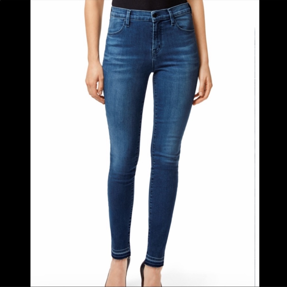 J Brand Maria High-Rise Super Skinny in Fuse